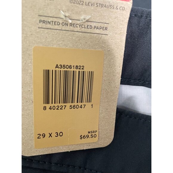 Levi’s Black High-Waisted Tapered Leg Mom Jeans Size 29x30 - Picture 12 of 13